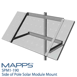 MAPPS SPM1-190 Solar Panel Side of Pole Mount