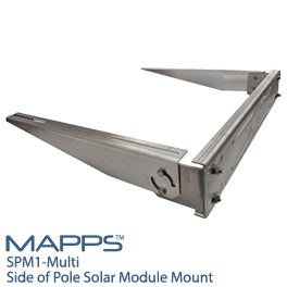 MAPPS SPM1-Multi Side of Pole Solar Panel Mount
