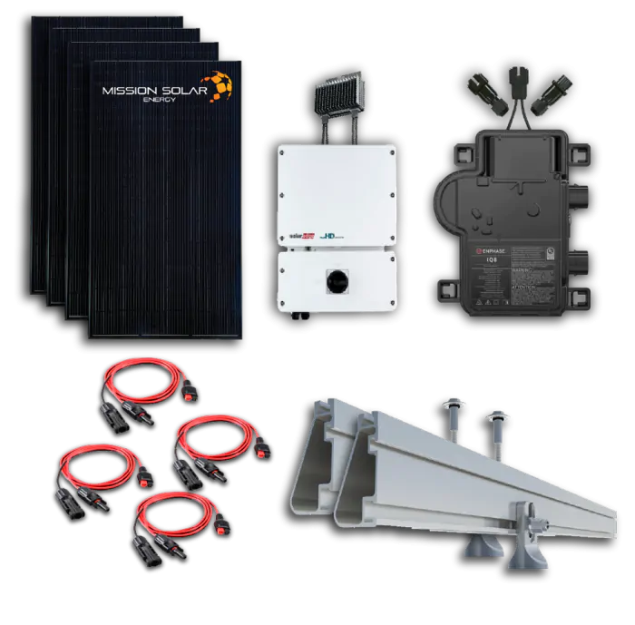12.9 KW Mission Solar MSE430SX9Z Ground Mounted Solar Systems