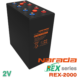 Narada REX-2000 2V 2000Ah AGM VRLA Battery - Low Price