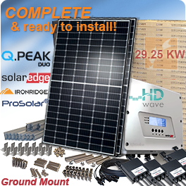 29.25kW Ground Mounted Q.PEAK DUO G5 Solar Panel System