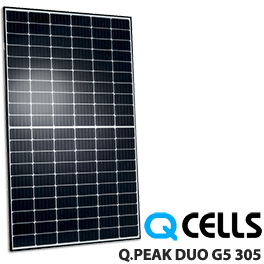Q.PEAK DUO G5 305 305W Solar Panel by Q CELLS - Low Price