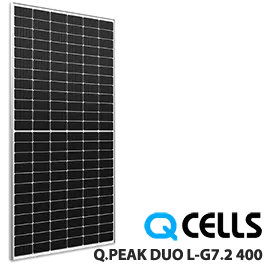 Q CELLS Q.PEAK DUO L-G7.2 400 400W Solar Panel - Low Price