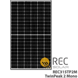 REC 315W REC315TP2M TwinPeak 2 Mono Solar Panel - Low Price