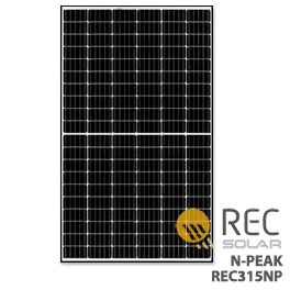 REC315NP 315 Watt REC N-Peak Solar Panel - Low Wholesale Price