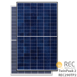 REC TwinPeak 2 REC290TP2 290W Solar Panel - Low Price