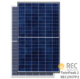 REC TwinPeak 2 REC295TP2 295W Solar Panel