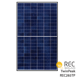 REC TwinPeak REC265TP BLK Solar Panel