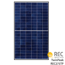 REC TwinPeak REC275TP BLK Solar Panel