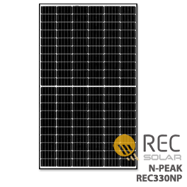 REC330NP 330W REC N-Peak Solar Panel - Wholesale Price