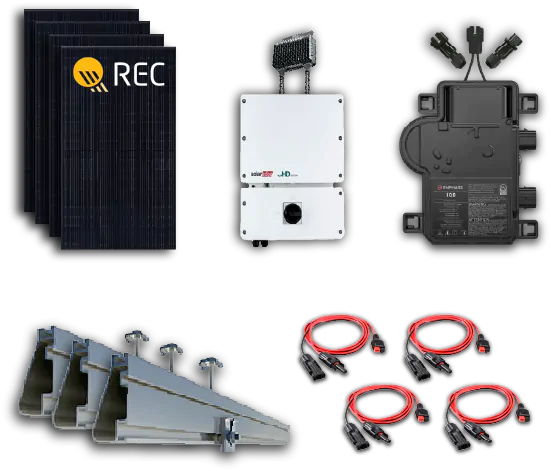 8.2 KW REC410AA 410W Ground-Mount Solar Panel Systems | Solar