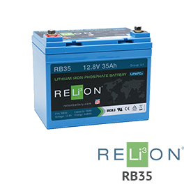 RELiON RB35 Lithium Battery - Low Wholesale Price