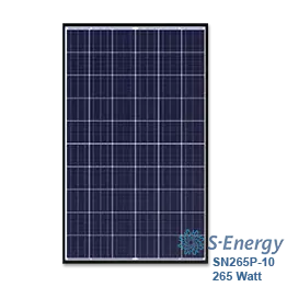S-Energy SN265P-10 Solar Panel - 265 Watt - [DISCONTINUED]