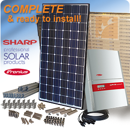 Sharp and Fronius Home Solar System