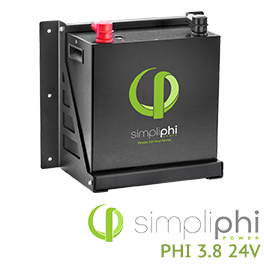 SimpliPhi PHI 3.8 24V Lithium Ion Battery - Low-Price
