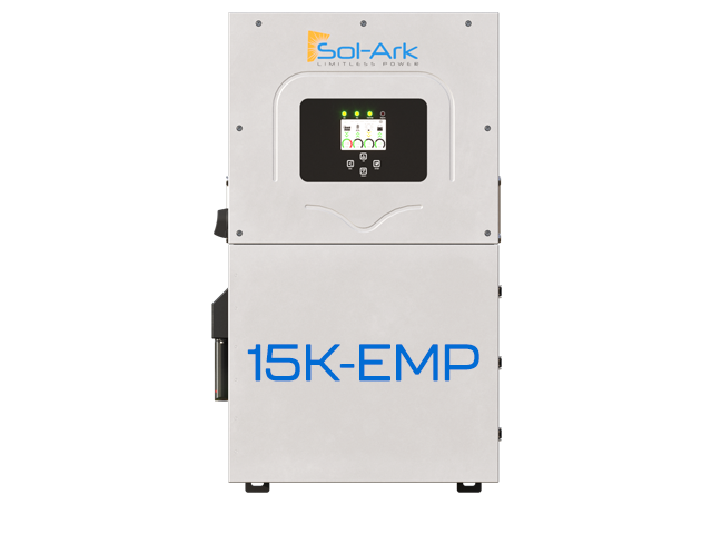 Sol Ark 15K-2P-EMP Hybrid Solar Inverter w/ EMP Hardening