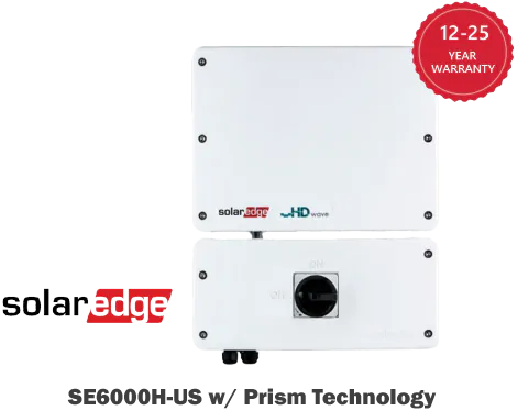 SolarEdge SE6000H-US Single Phase Energy Hub Inverter with Prism