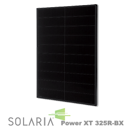 Solaria PowerXT 325R-BX Black Solar Panel - Wholesale