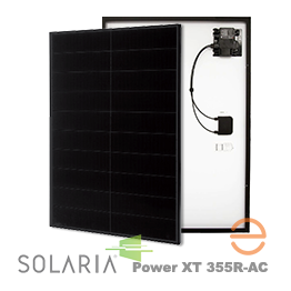 Solaria PowerXT 355R-AC AC Solar Panel w/ Enphase Microinverter