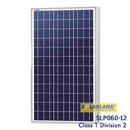 Solarland SLP060-12 60 watt Class 1 Division 2 C1D2 Solar Panel