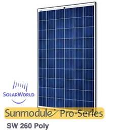 SolarWorld Sunmodule Pro SW 260 Poly Solar Panel Wholesale Price