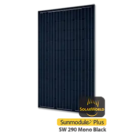SolarWorld Sunmodule Plus SW 290 Mono Black Solar Panel Wholesale