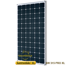 SolarWorld Sunmodule SW 315 Pro XL Solar Panel - Wholesale Price