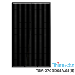 Trina TSM-270DD05A.05(II) Deep Black Solar Panel