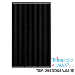 VALLAD ブラック Mサイズ Trina AllMax M Plus TSM-295DD05A.05(II) 295W Deep Black Solar Panel