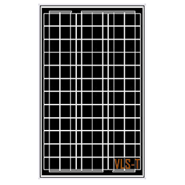 Wholesale VLS-90-T 90 Watt Off-Grid Solar Panel for 12 Volt DC