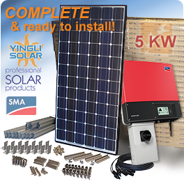 Yingli Solar home grid-tie solar system