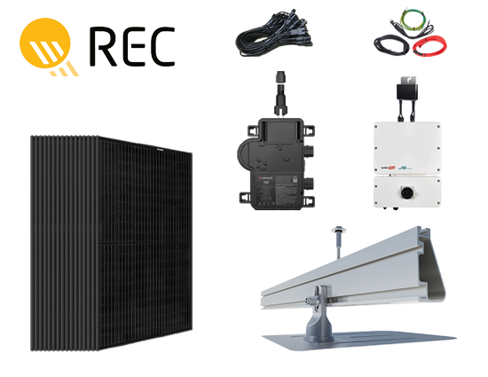 15.12 KW REC420AA Pure 2 Solar System | 36 REC Solar Modules