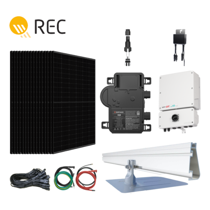 8.20 KW REC Alpha Pure-R REC420A 410W Residential Solar System