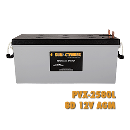 Concorde Sun Xtender PVX-2580L 8D 12 Volt AGM Solar Battery