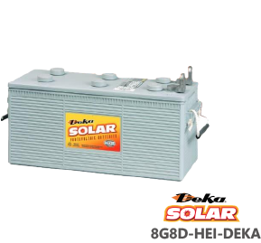 Deka Solar 8G8D-HEI-DEKA Sealed Gel Cell Battery - Buy From Solar