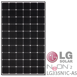 LG LG335N1C-A5 335W NeON 2 Solar Panel [DISCONTINUED]