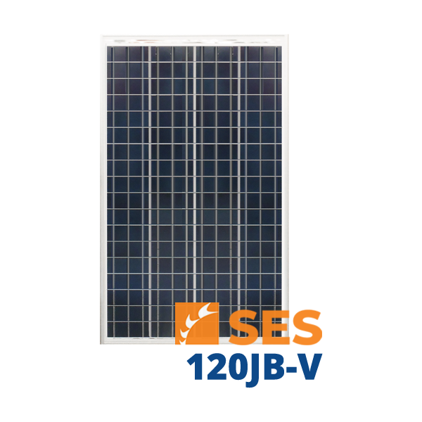 SES 120JB-V 120W 24V Solar Panel | Industrial Grade Power