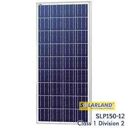 Solarland SLP150-12 150 watt Class 1 Division 2 C1D2 Solar Panel