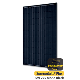 SolarWorld Sunmodule Plus SW 275 Mono Black 275 Watt Solar Panel