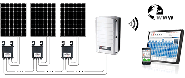 solaredge grid-tie system