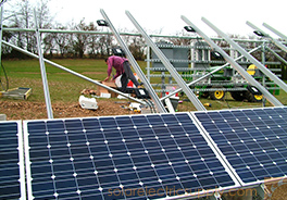 DIY backyard SolarEdge solar system installation