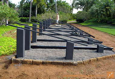 custom ground mount in Kauai, Hawaii