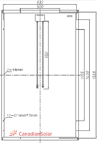 CSI 250 watt dimensions