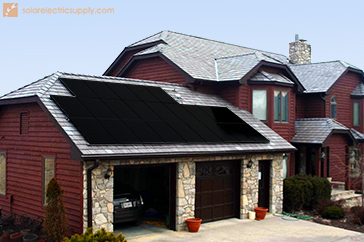 Residential All-Black Solar Panel System