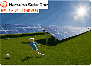 Hanwha solar panel system