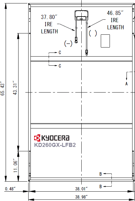 Kyocera Kd260gx Lfb2 Solar Panel Black Frame Wholesale Price