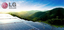 LG solar panel system