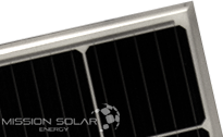 Mission Solar MSE PERC 66 solar panel frame