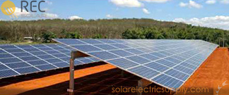 Chiang-Rai power plant with REC solar panels