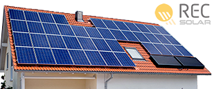 REC home solar panel system